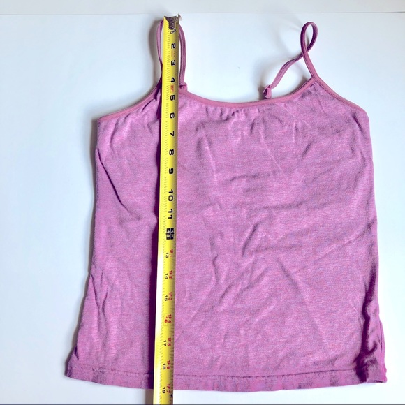 AE Cami Spaghetti Strap Tank Top Camisole built in Bralette Medium Women’s - Picture 5 of 14